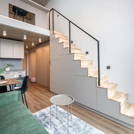 Lägenhet Brand New Urban Lofts By Reside Baltic Vilnius