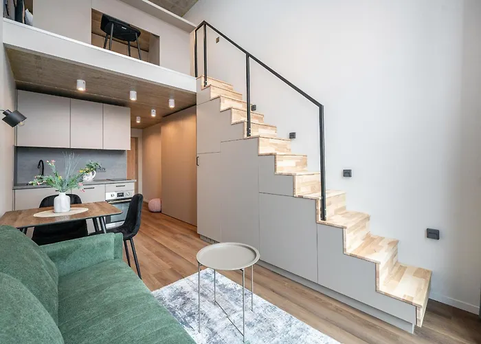 Lägenhet Brand New Urban Lofts By Reside Baltic Vilnius